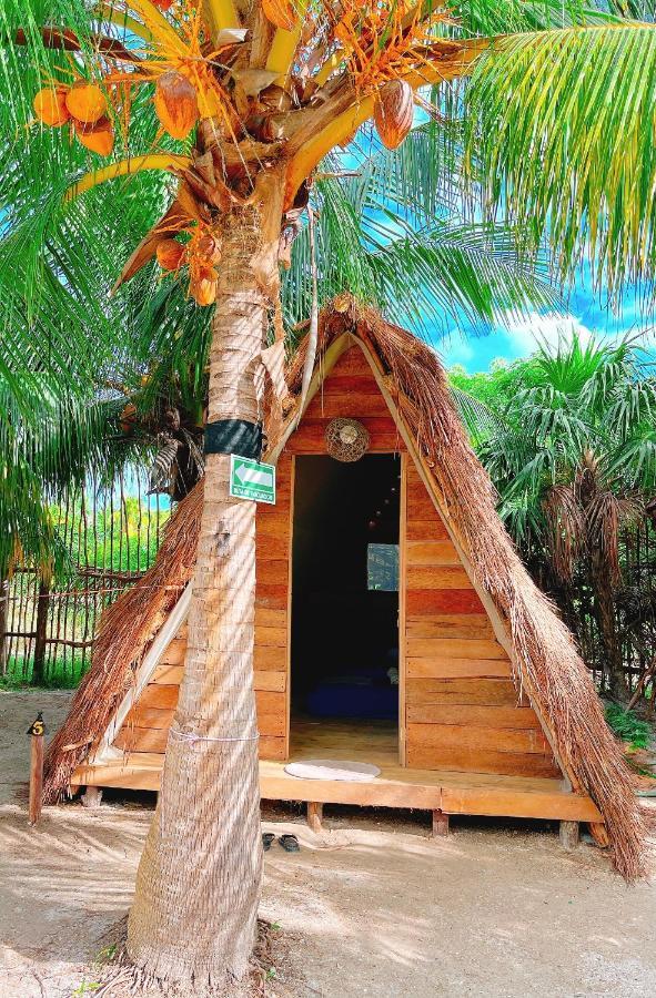 La Aldea Holbox Cabanas Y Camping Exterior foto