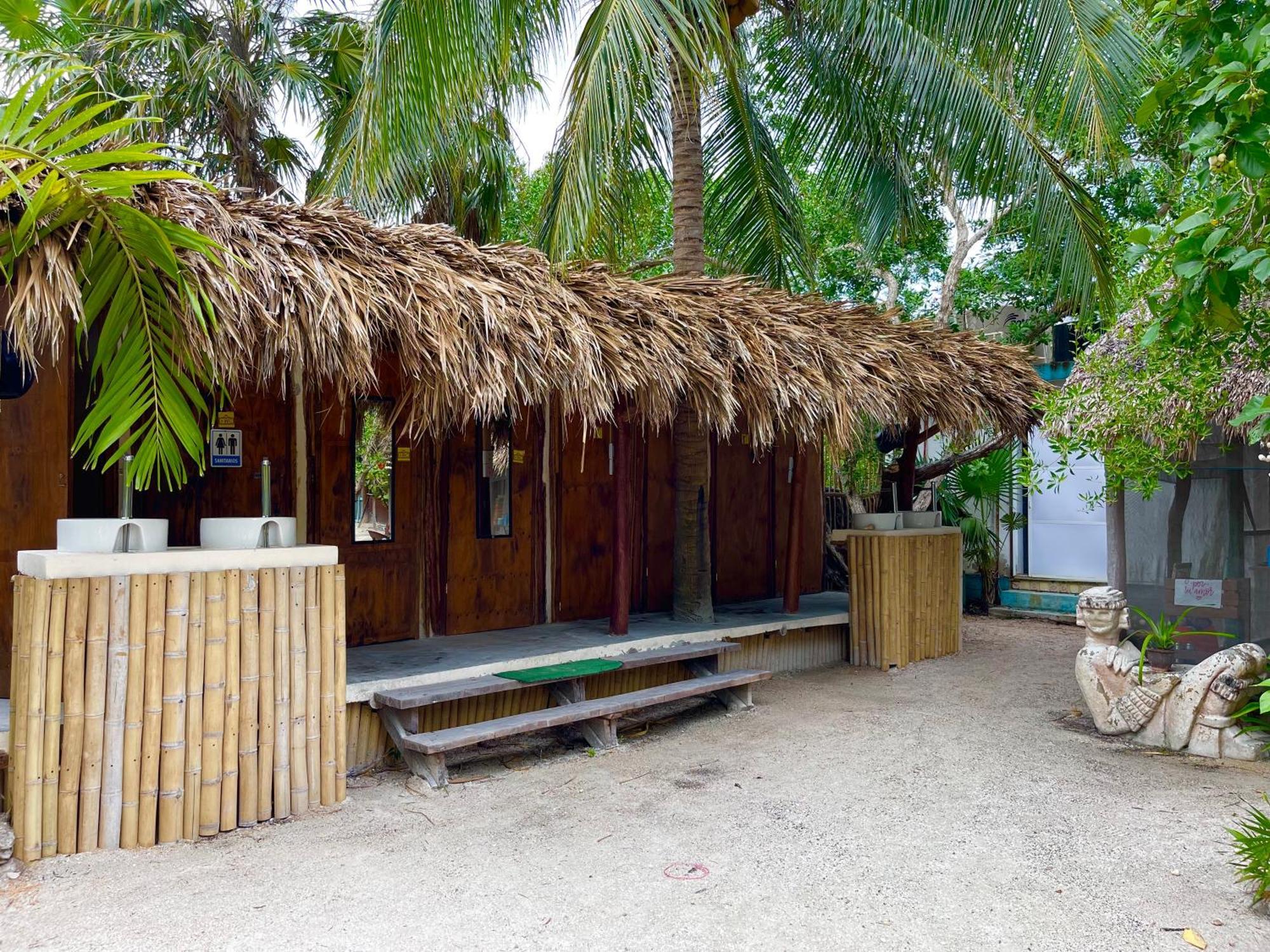 La Aldea Holbox Cabanas Y Camping Exterior foto