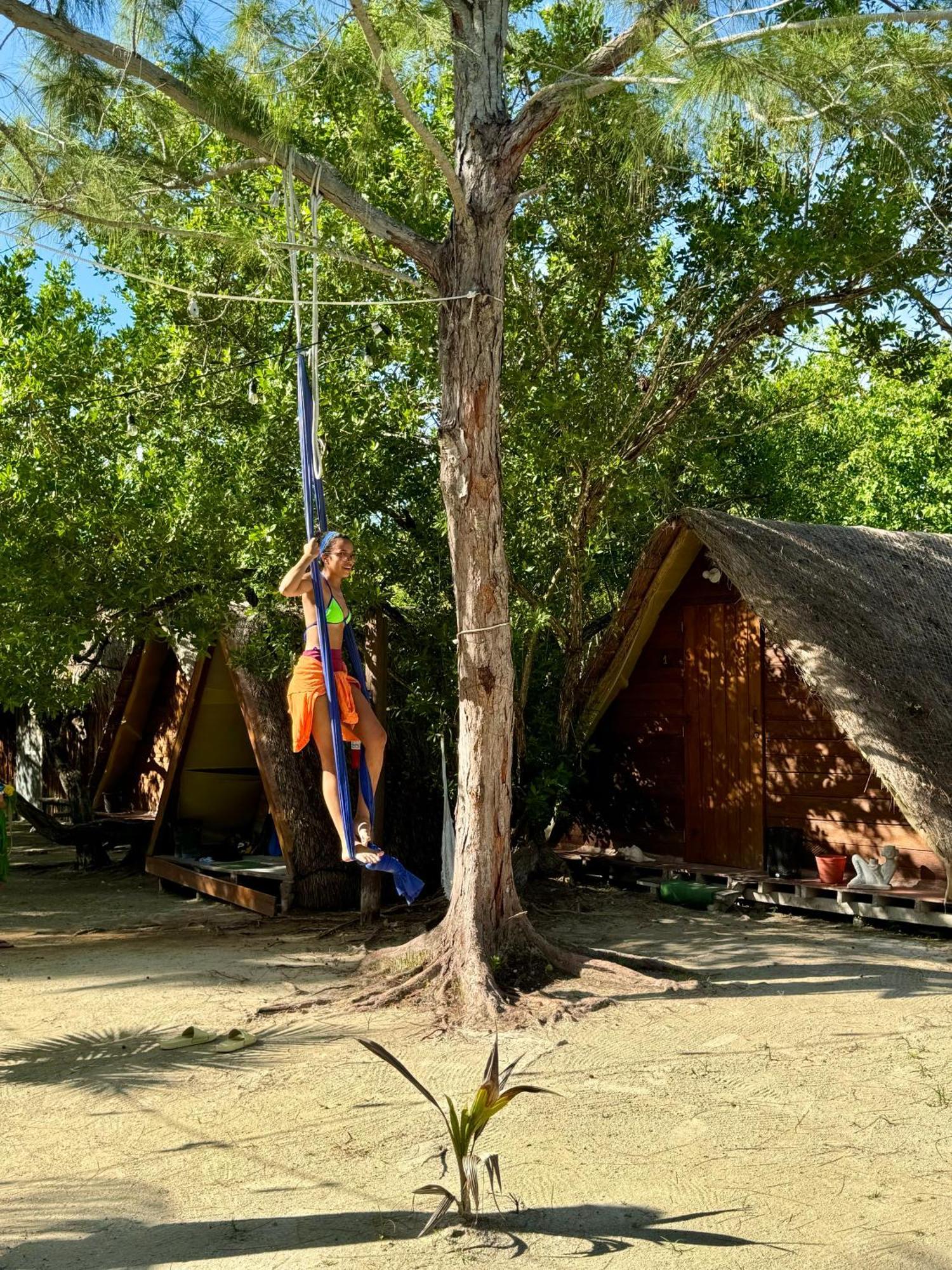 La Aldea Holbox Cabanas Y Camping Exterior foto
