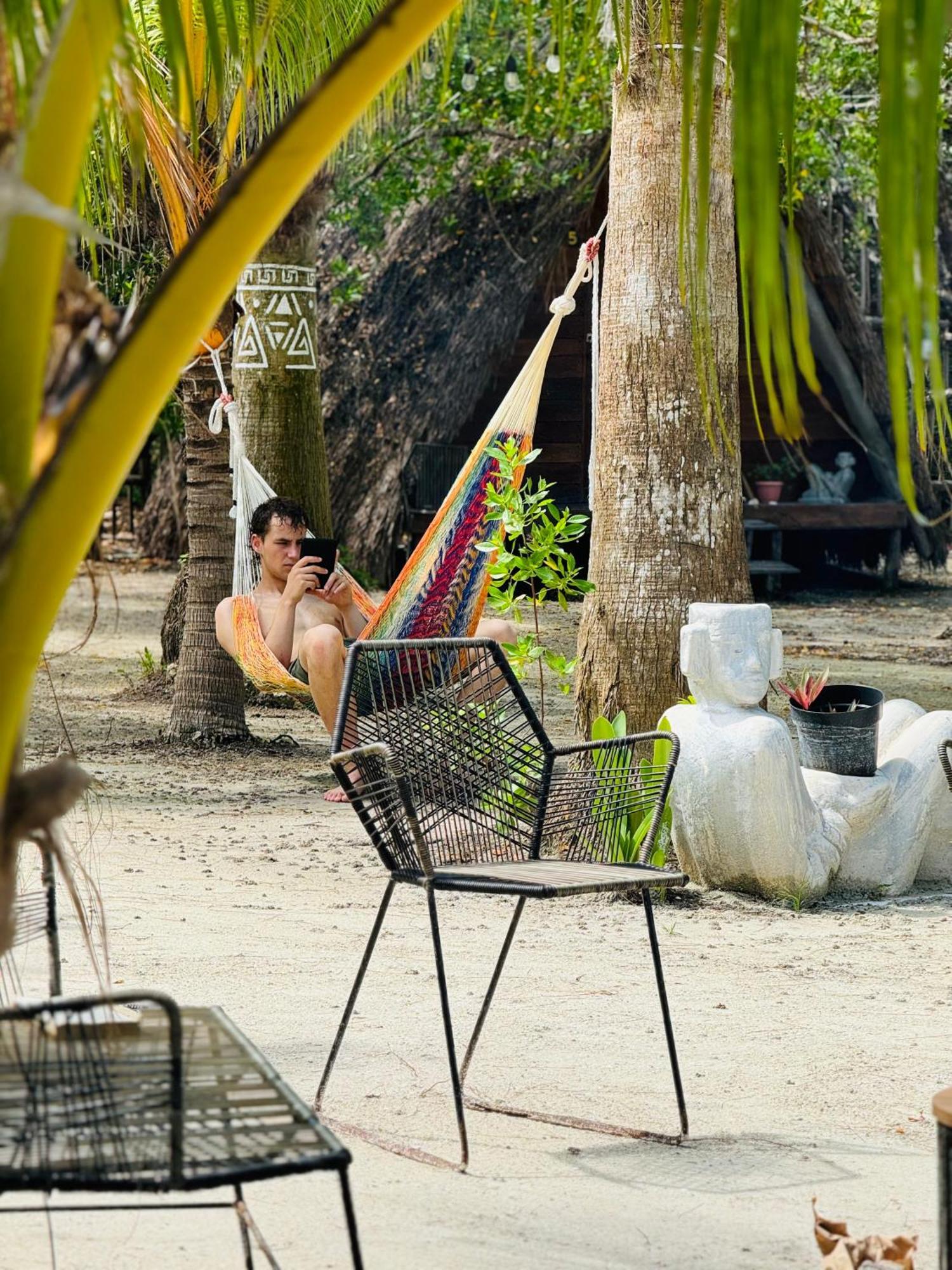 La Aldea Holbox Cabanas Y Camping Exterior foto